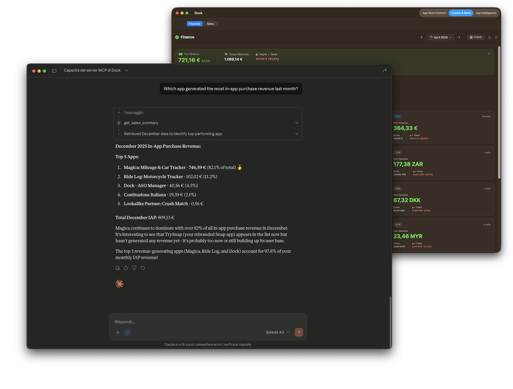 Give AI direct access to your apps.