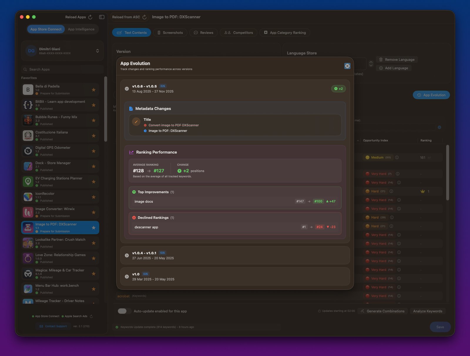 Track Every Change. See Every Result.